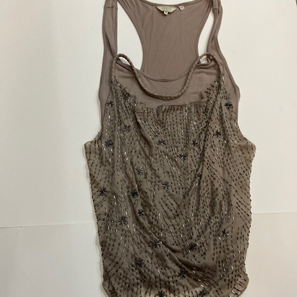 Gray/Brown Guess Tank